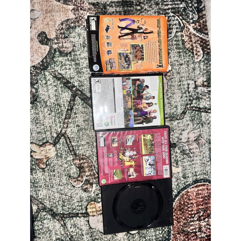 Lot Of 4 PC Games - The Sims 2,3,4 Expansion Packs, Superstar, Seasons…‎ - Picture 2 of 2